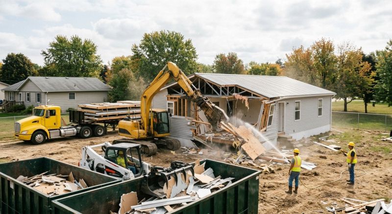 Prefabricated House Demolition