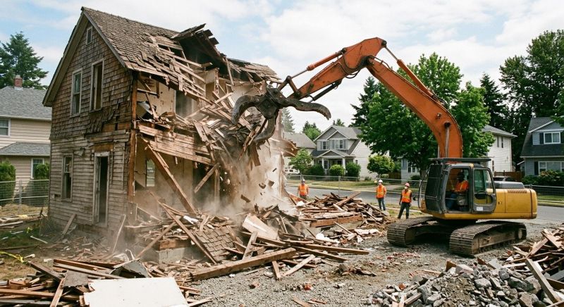 House Wrecking in Beaumont, TX